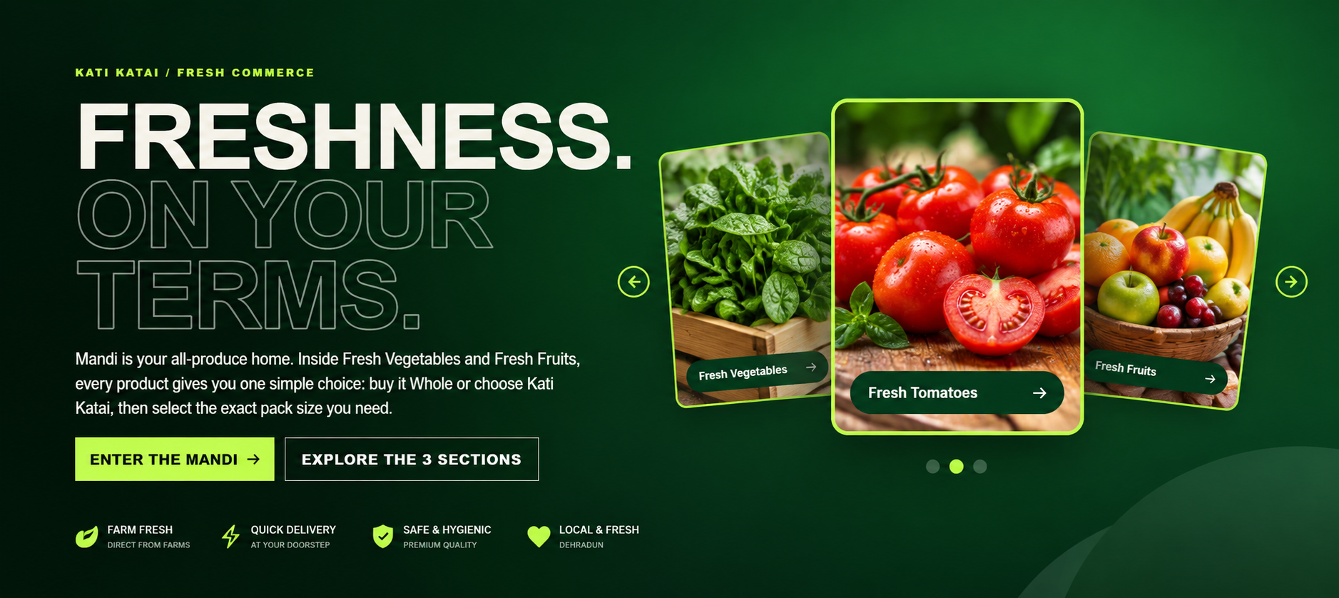 Kati Katai fresh produce